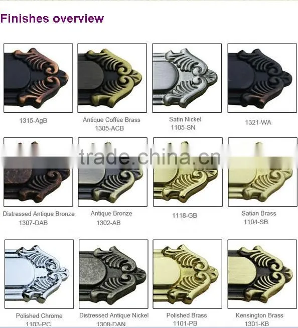 High quality Brass KB lever door handle on plate,door plate