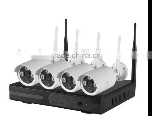 wireless NVR kits2.4GHz 1MP & 1.3MP & 2MP wifi camera wifi IP camera kits