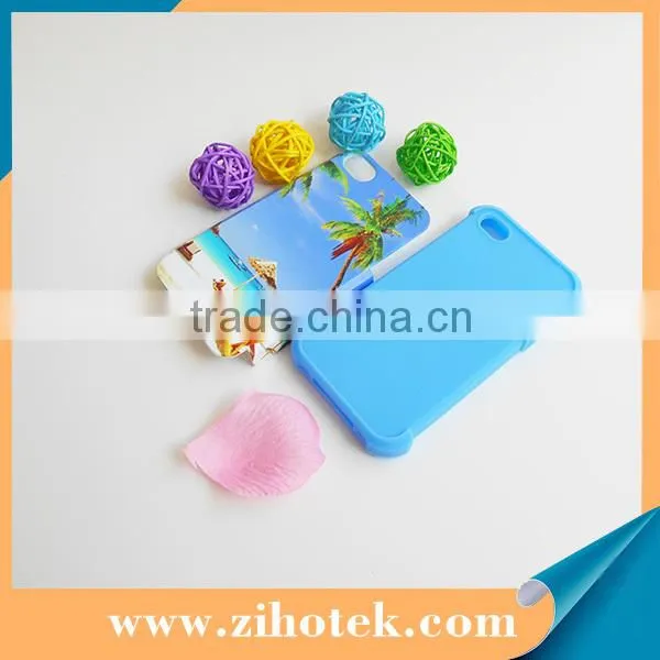 Double protective 3D sublimation 2 in 1 cases for iPhone 4/4s