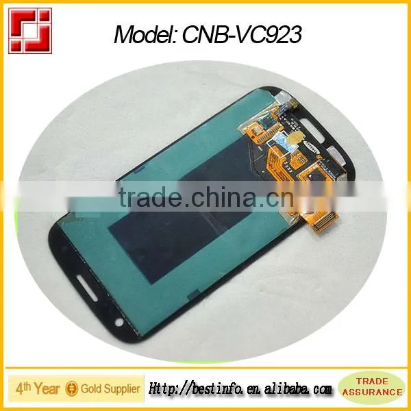 LCD assembly without frame for S3 i9300/ i747, LCD screen assembly for S3 i9300/i747(CNB-VC923)