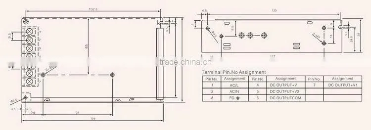 T-50C 50W (-)15V 1A 2015 promotional cpu power supply