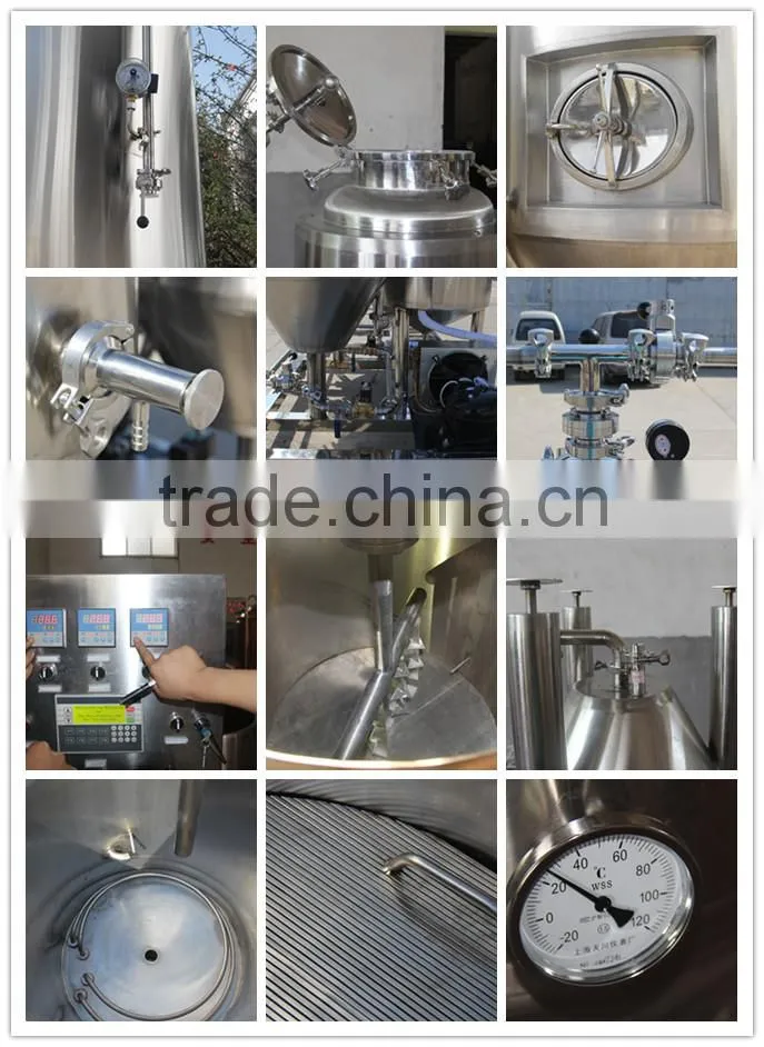 Ruijia popular home brewery copper plating brewhouse beer brewery equipment