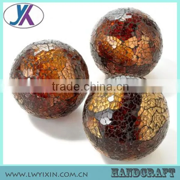 Promotion decorative glass mosaic styrofoam balls