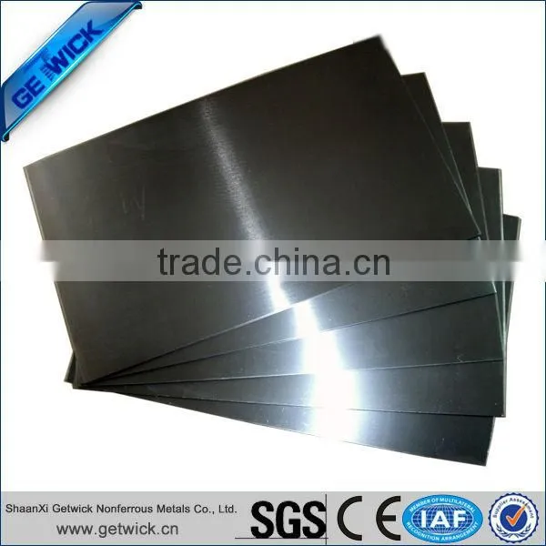 Tungsten Plate for radial heat shield