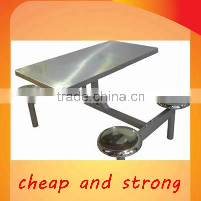 304 stainless steel 6 person dining table