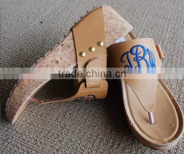 Monogrammed Sandals, Personalized wedges Sandals