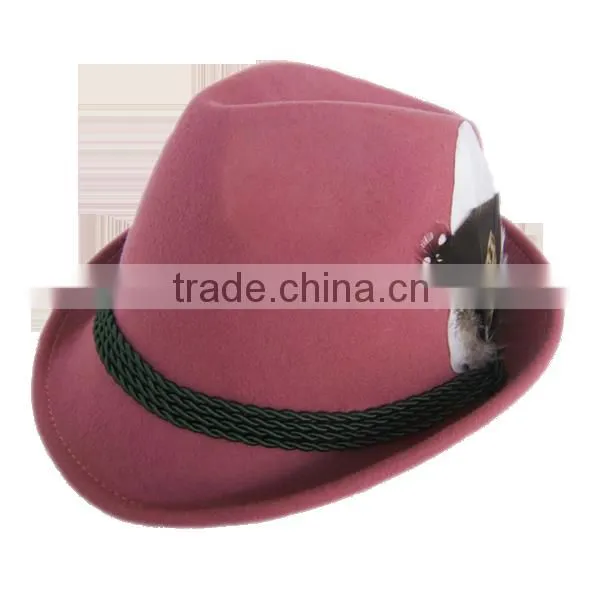 Wool felt trilby hat Children Hats