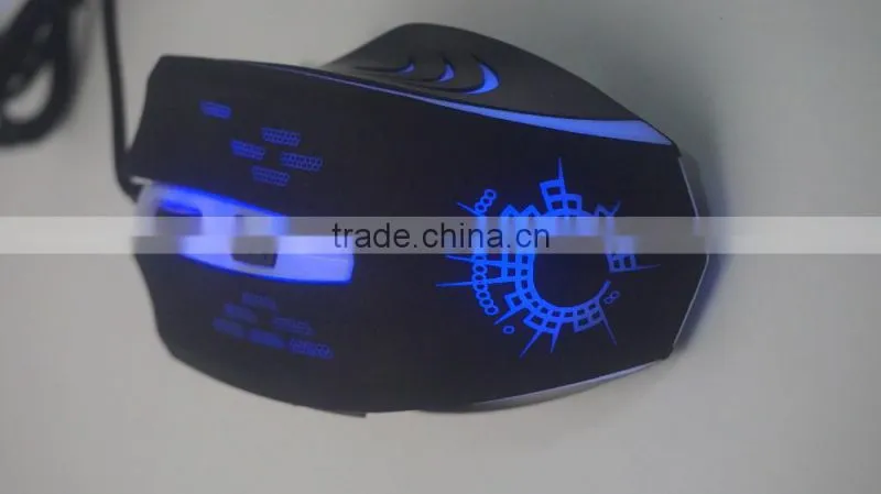 5D multi color gaming mouse with led light