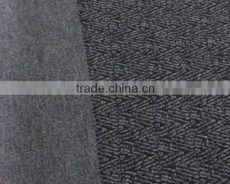 2015 fashion export polyester 87 rayon 13 grain Korean fabric for women coat