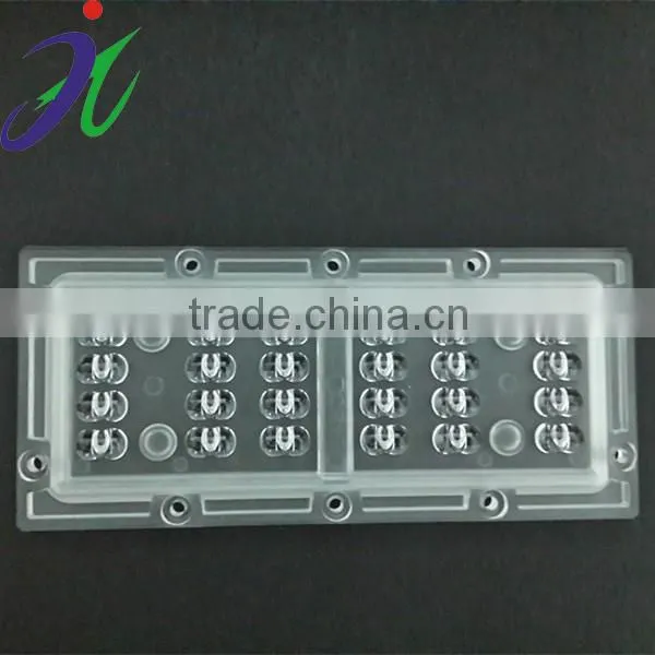 Acrylic high power ourdoor street light optical led lens strip led lens