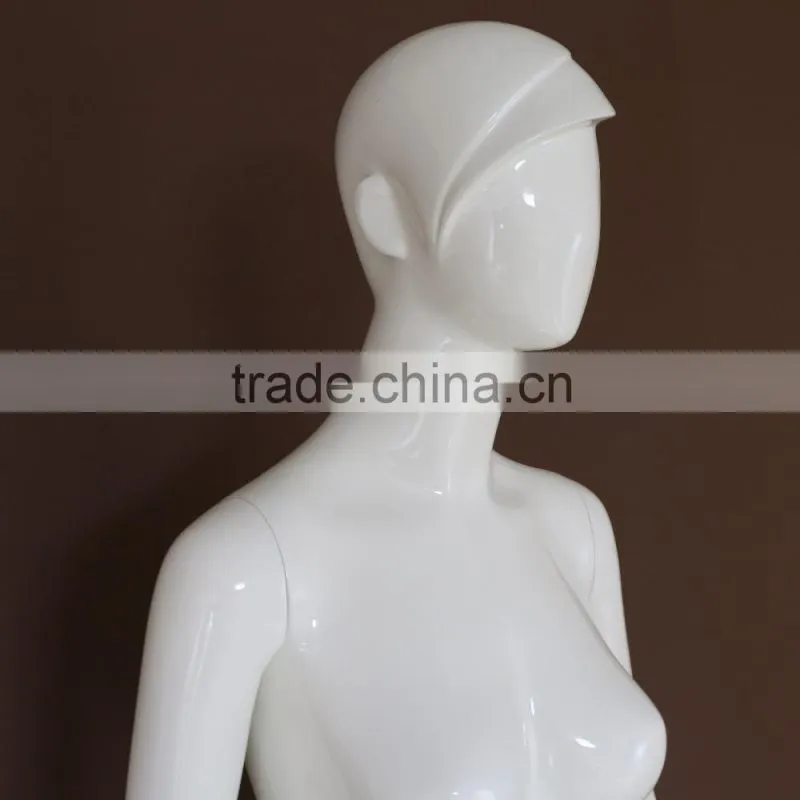 Attractive full body white chrome mannequins female mannequin wholesale