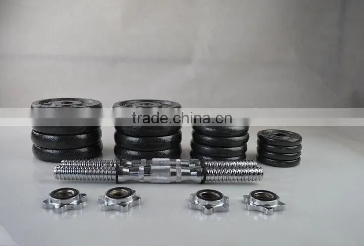 50kg painting dumbbell /barbell sets