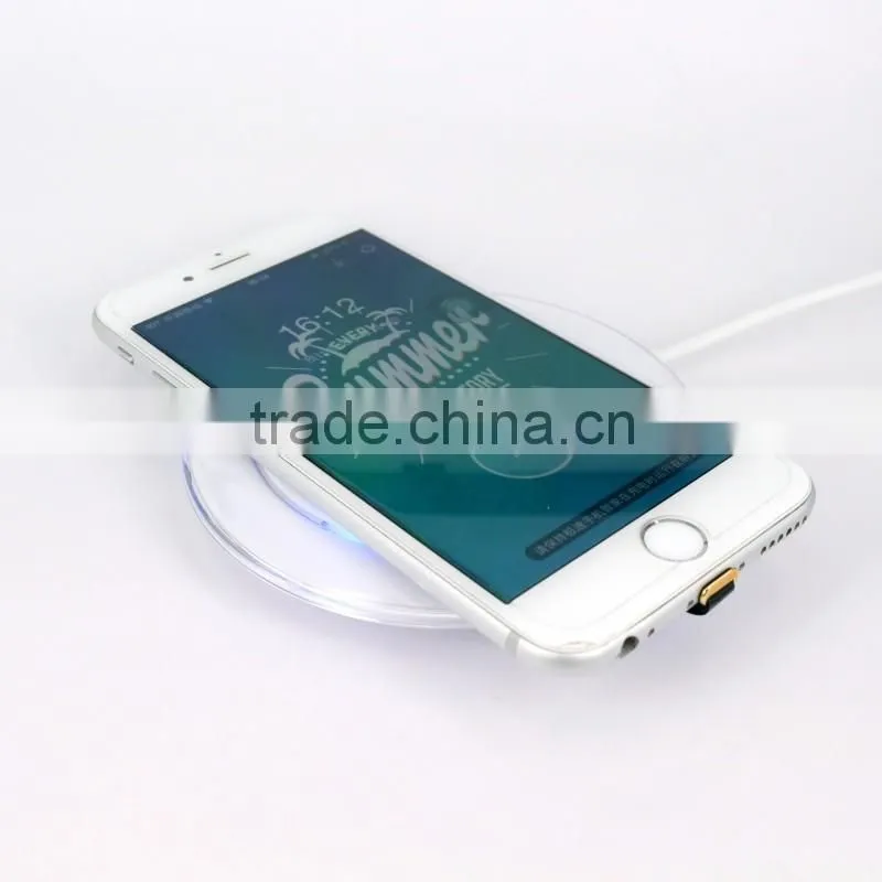 Qi Wireless charger Genuine charging PAD for samsung galaxy s6 edge, DC5V wireless charger for Samsung Galaxy S6 S6 Edge note 5