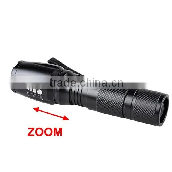 Best Military Grade Waterproof 3 x AAA/18650 / 26650 XML T6 LED Military Flashlight