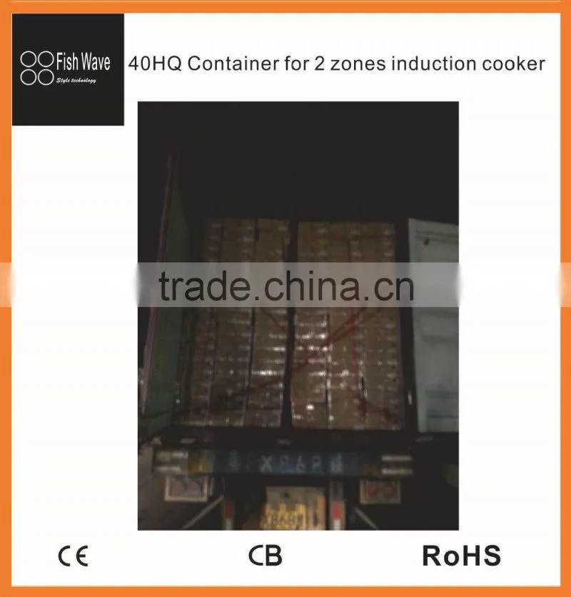 2 zone Vietnam style food processor cover induction stove and ceramic cookware home appliances 2015 new products