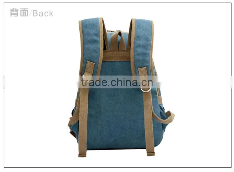2014 backpack for school;blue canvas backpack;fashionable backpacks