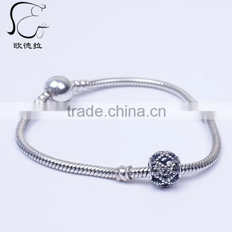 2015 NEW DESIGN silver bracelet 925 charm