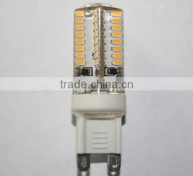 2014 New 360 Degree Glue 3014SMD 3w CE RoHS LED G9 Lamp