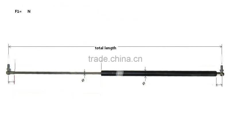2016 hot sale tailgate compression gas spring and gas strut