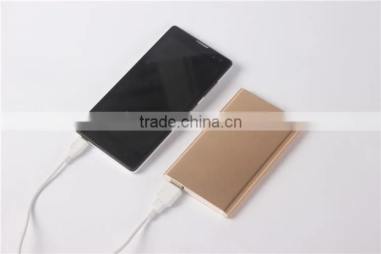 10MM ultrathin aluminum power bank 12000mAh