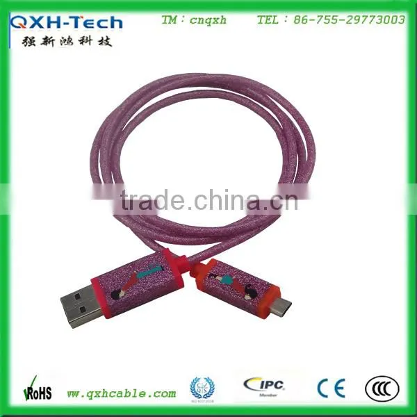 light up usb cable charger
