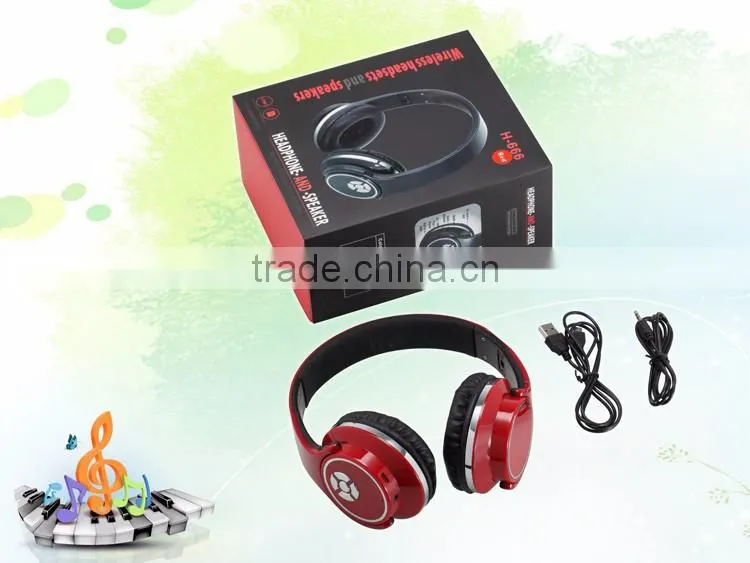 New 2016 business hot bluetooth v4.0 bluetooth headset sport bluetooth headphones with FM radio