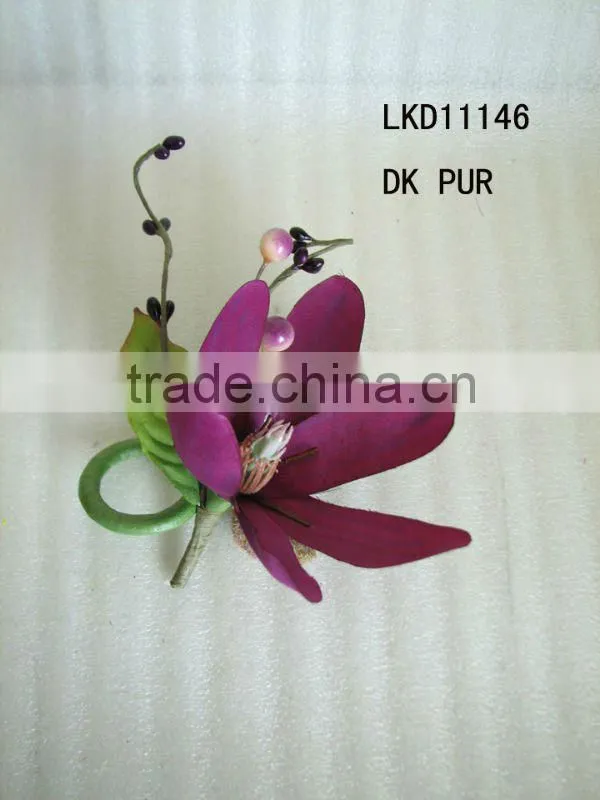 2014 New Style Artificial Flower Silk Artificial Magnolia Flower Napkin Ring