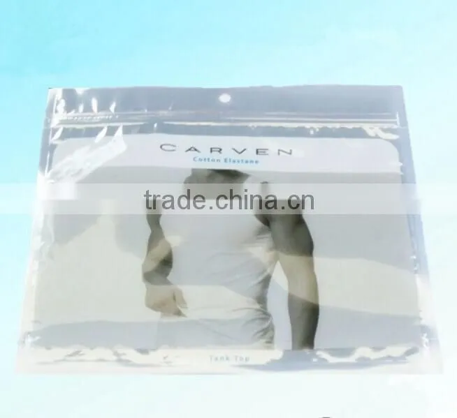 custom zip lock bags clothes with logo printed and printing zip lock bag for clothes