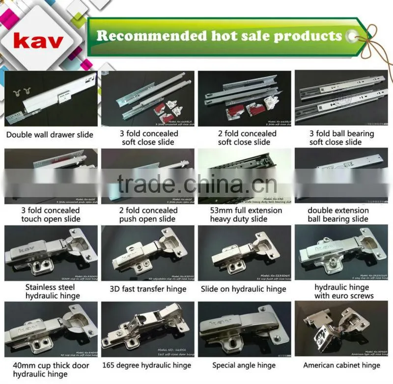 anti-tilt ball bearing heavy duty drawer slide for industry used drawer
