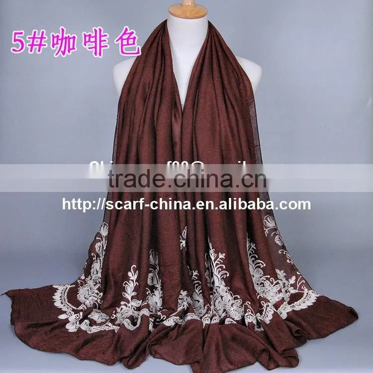 Wholesale embroidered infinity scarf