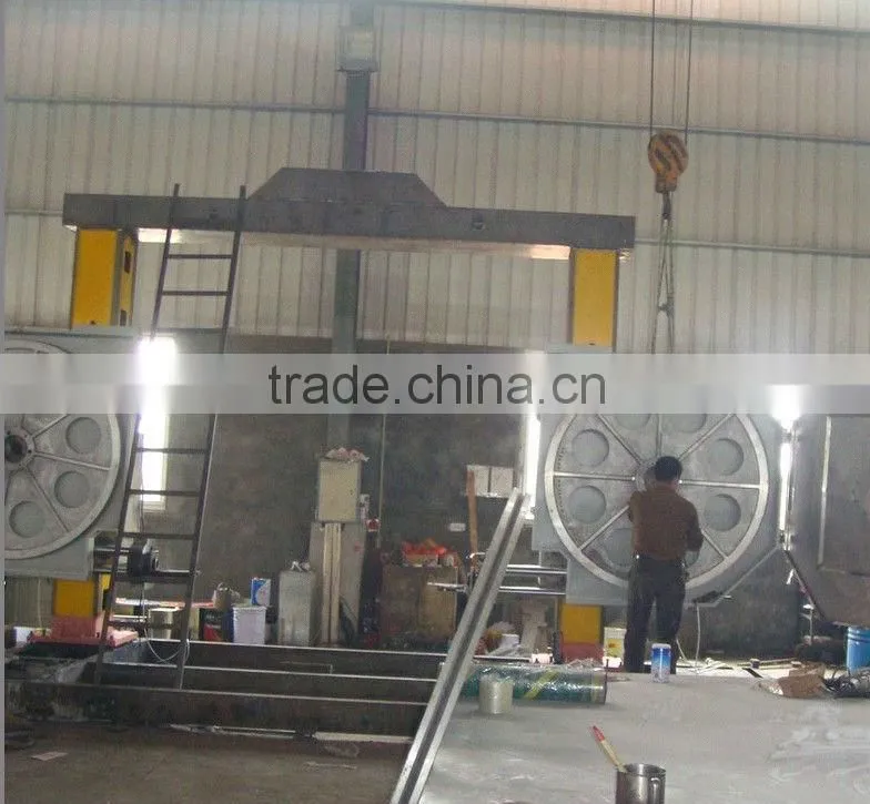 Stone cutting machine, diamond wire saw machine, machine for arc shaped cutting
