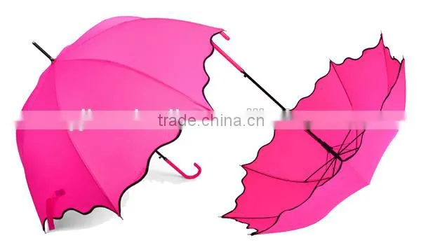 23" Flower Emerge Magic Straight Umbrella for Ladies