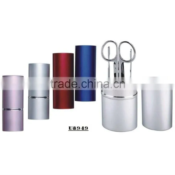 2013 Collection!! promotional Stainless steel Multicolor Beauty Lady Gilrls manicure kit