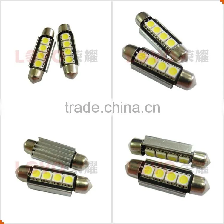 4smd 5050 auto part durable canbus festoon led 42mm