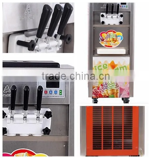 Hot Sale 3 Flavors Soft Ice Cream Machine For Sale