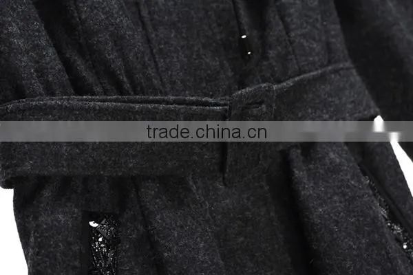 ladies formal coat black fashion new style
