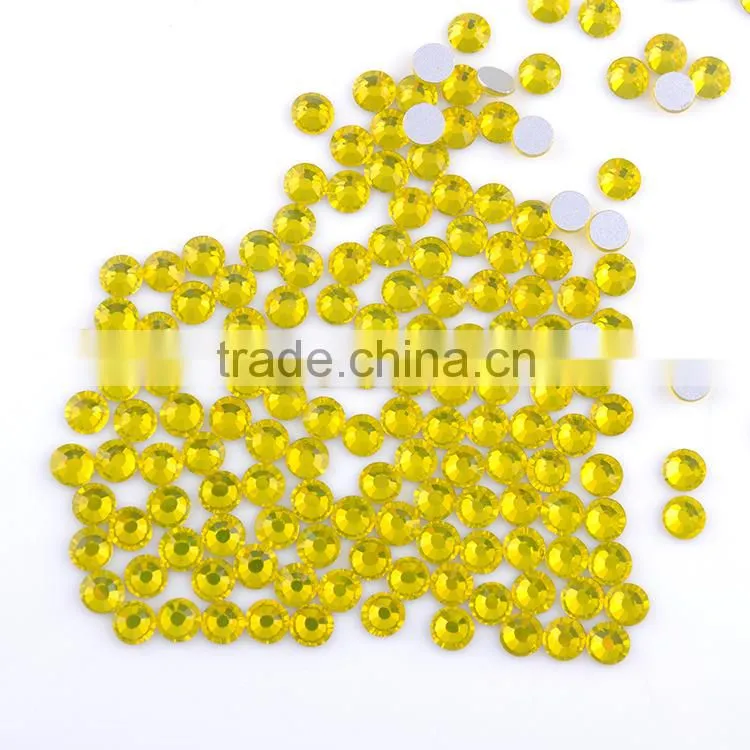 Factory Direct Glass Flat back Rhinestone cabochon