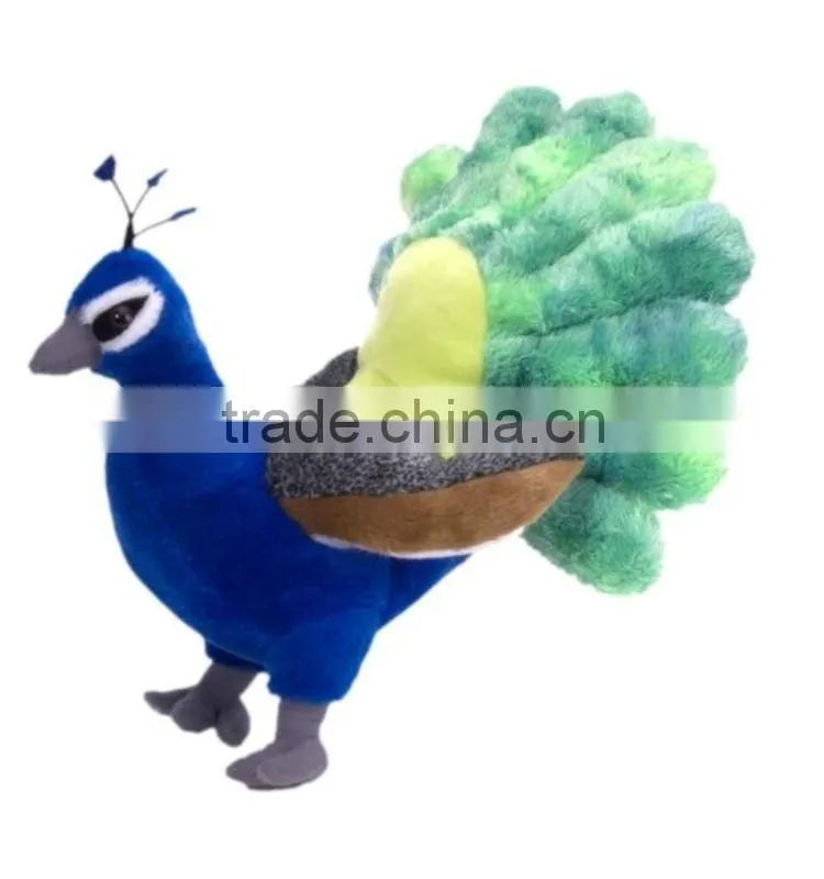 St beautiful peacock toys stuffed toy zoo toys unisex