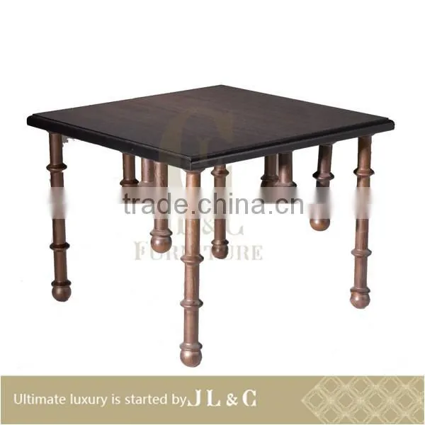Luxury Living Room AT0-3 Elegant Three Pole Stand Tea Table High-end Furniture Factory Price From China JL&C Furniture