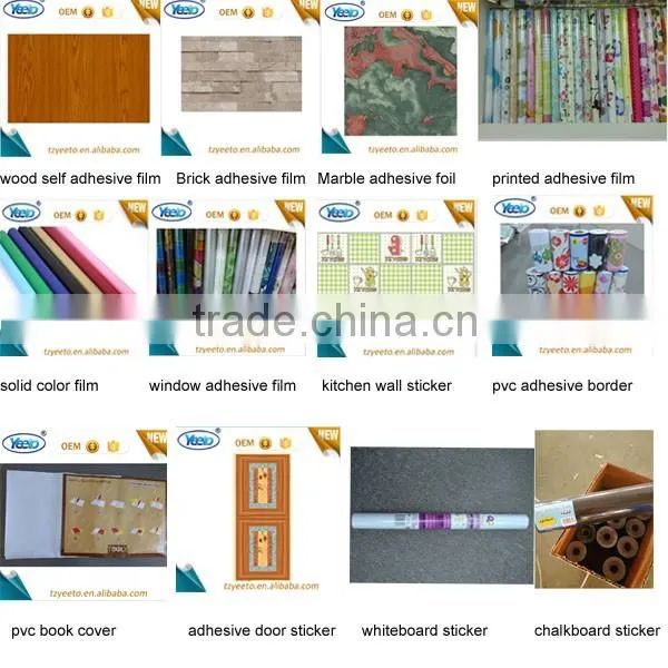 Wood Grain Wholesale PVC Adhesive Floor Sticker