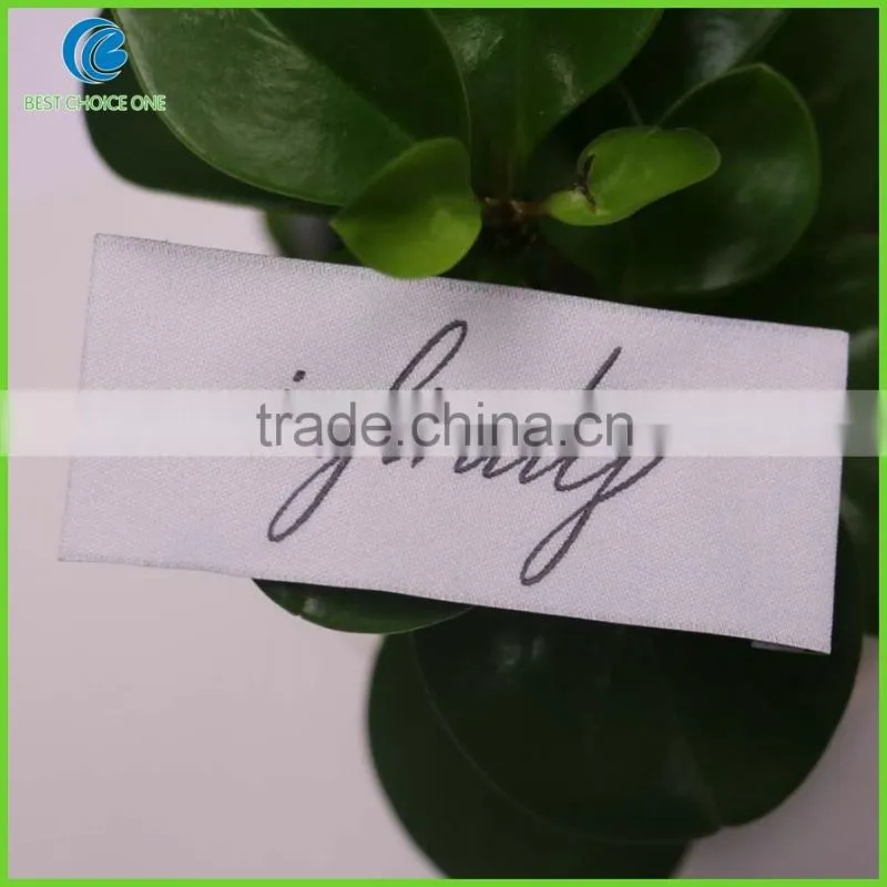 Wholesale Garment Woven Label/Tag/Customized Clothing Silk Screen Printing Label