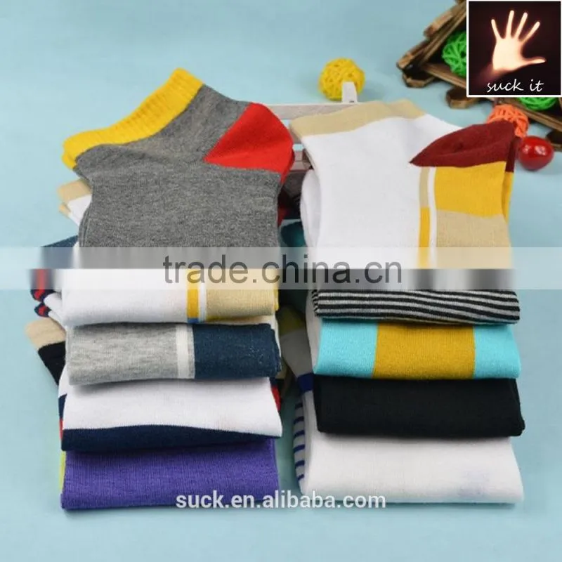 china wholesale custom man 100% cotton sock without spandex