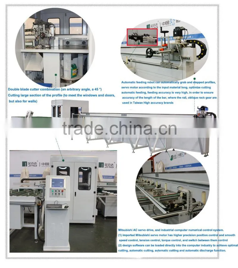 Intellight CNC cutting machine center/processing center for aluninum profile any angle cutting