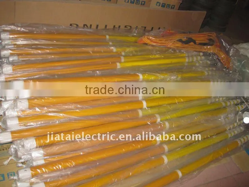high quality fiberglass telescopic hot stick/telescoping hot sticks
