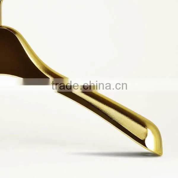 Plastic Gold Plated Jacket Hanger for Bathroom Accessory