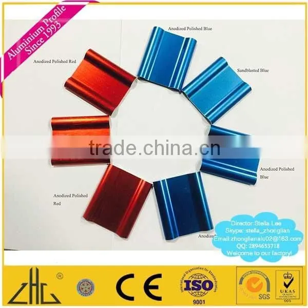 Wow!! custom aluminium extrusion for cabin of ship , furniture / waterproof mirror finish aluminium profile for bathroom cabinet