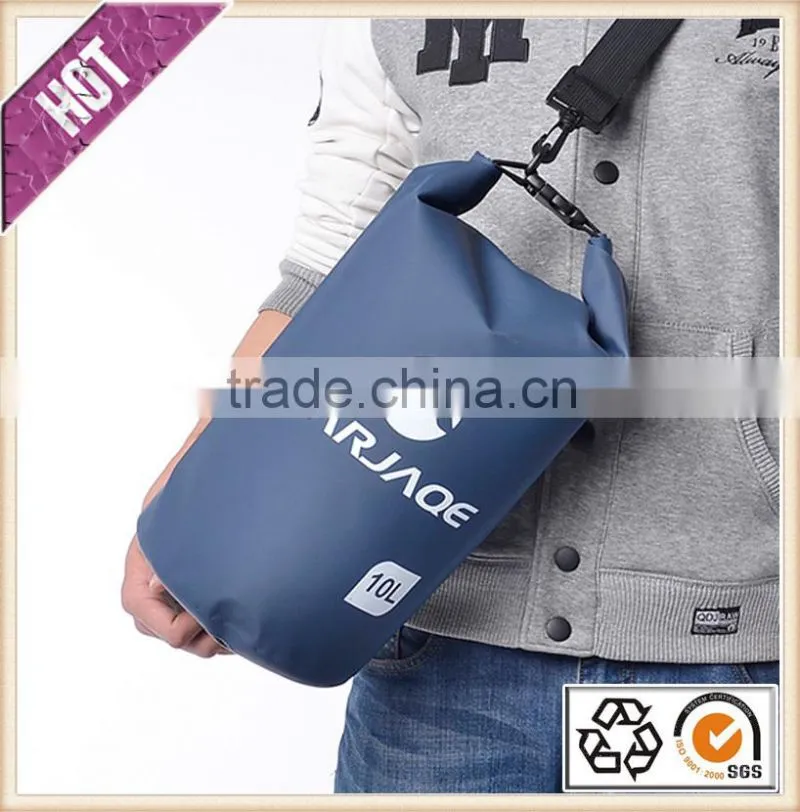 Chinese factory customized dry bag with shoulder straps for outdoor hiking