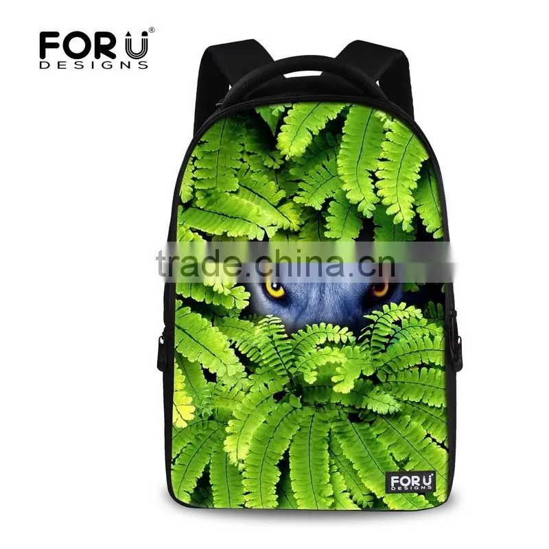 Floral Animal Eyes Backpack,Fashion Backpack,Men Women Backpack