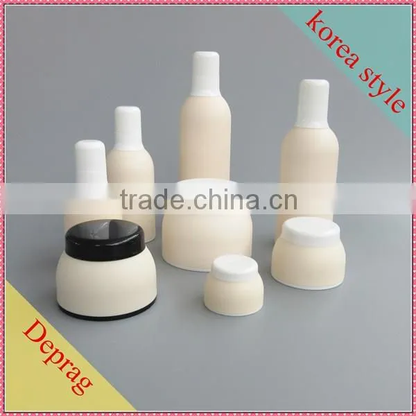 2016 new Korea skyle plastic cosmetic cream jar,100ml pink cosmetic packaging jar,50ml plastic jar for cosmetic