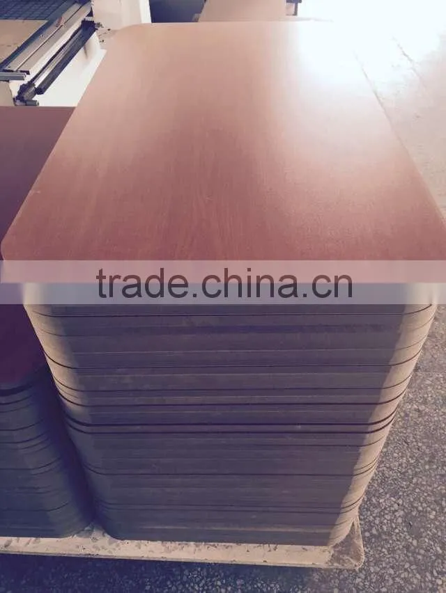 melamine faced mdf with round corner for furniture